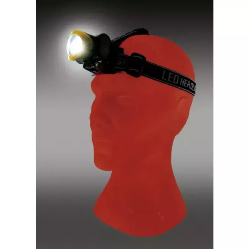 Hoofdlamp Schwaiger WLED 40 zwart geel