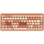 KeySonic KSKM-5200M-RF (DE) toetsenbord muis inbegrepen kantoor RF draadloos QWERTZ Duits beige, bruin, roze