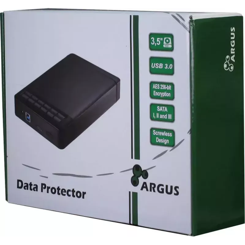 HDD-behuizing Inter-Tech Argus GD-35LK01 zwart 3,5 inch