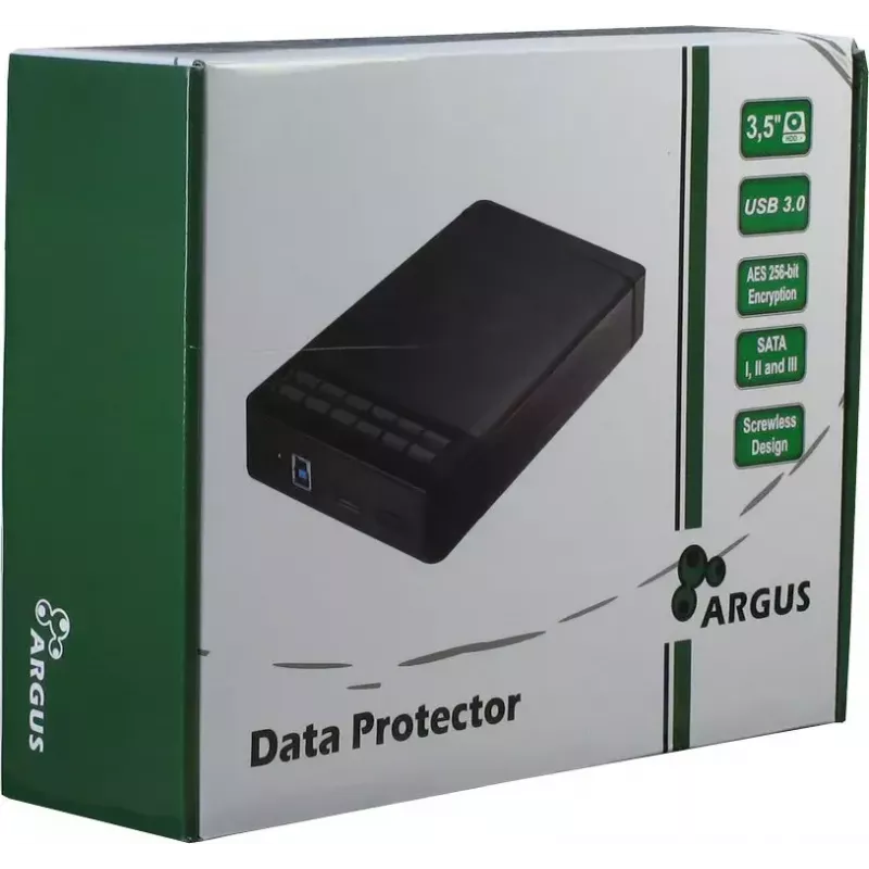 HDD-behuizing Inter-Tech Argus GD-35LK01 zwart 3,5 inch