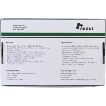 SSD-behuizing Inter-Tech GD-MSLK01