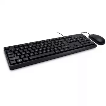 Toetsenbord Inter-Tech NK-1000EC muis inbegrepen kantoor USB QWERTY zwart