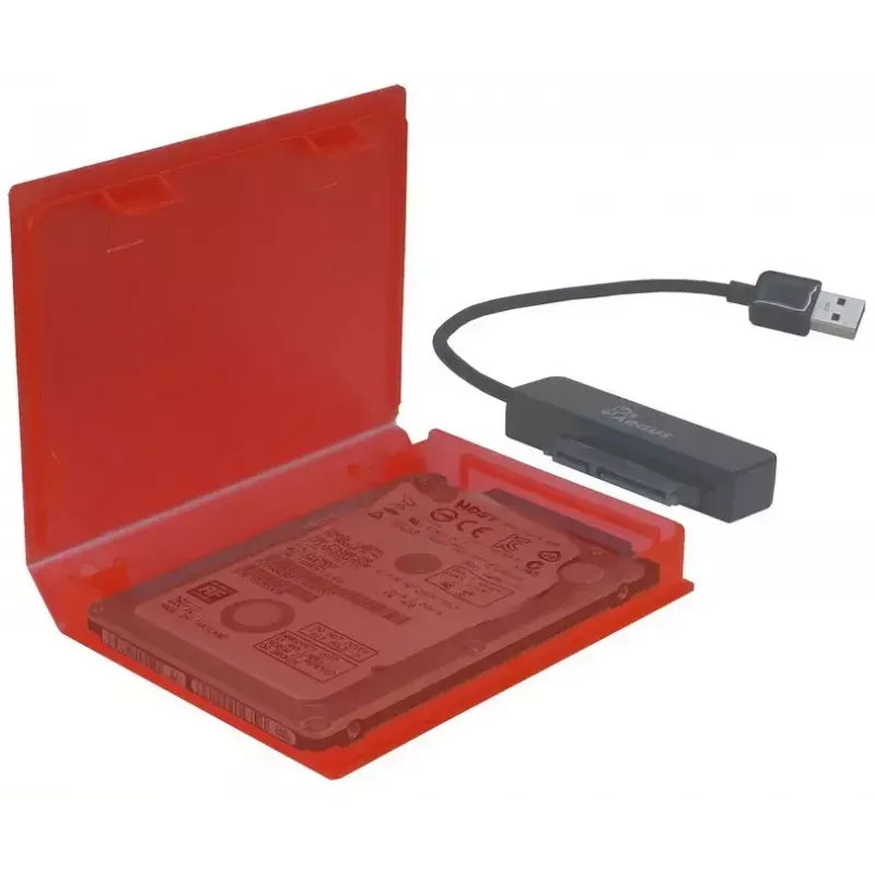 Cover Inter-Tech 88885390 opbergbox voor opslagstations
