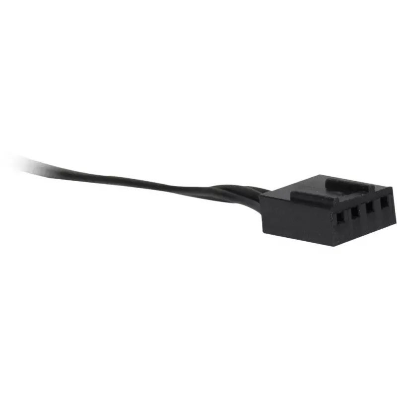 Ventilator Inter-Tech RS-041 RGB 12 cm zwart