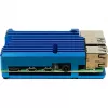 Behuizing Inter-Tech 88887360 voor Raspberry Pi 86x56x23 mm blauw