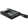 Inter-Tech ST-2523 zwart opslagbehuizing metaal kunststof 9,7 mm