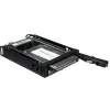Inter-Tech ST-2523 zwart opslagbehuizing metaal kunststof 9,7 mm