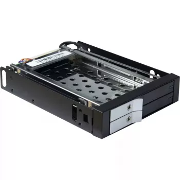 Inter-Tech ST-2523 zwart opslagbehuizing metaal kunststof 9,7 mm