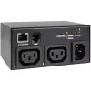 Inter-Tech SD-1021 PDU 2 AC-stopcontacten zwart geschakeld