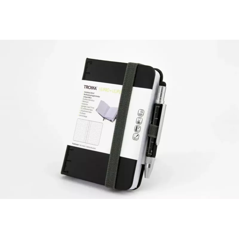 Schrijfnotitieboek TROIKA NPP25/BK A7 128 vel zwart