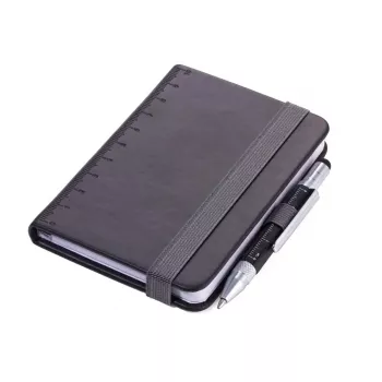Schrijfnotitieboek TROIKA NPP25/BK A7 128 vel zwart