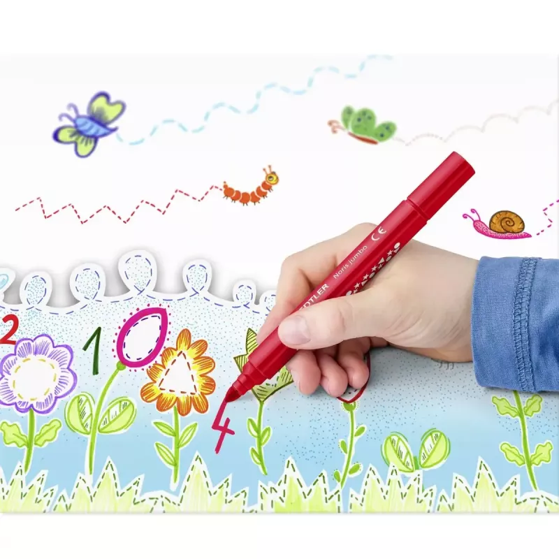 Viltstift Staedtler Noris jumbo 328-B 12 stuks