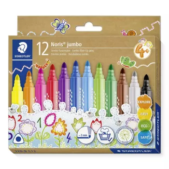 Viltstift Staedtler Noris jumbo 328-B 12 stuks