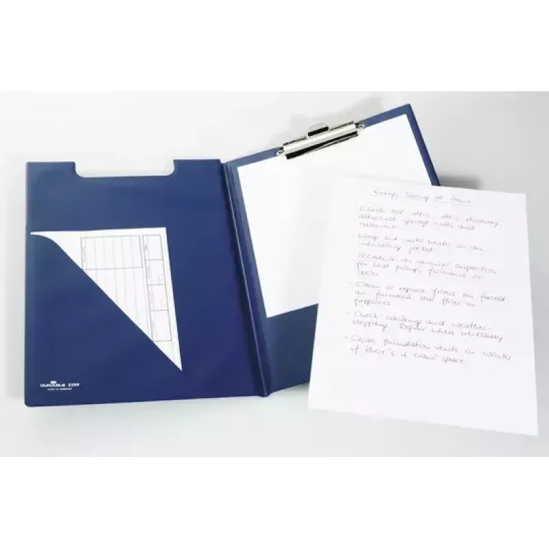 Klembord Durable 2355-06 A4 blauw 1 vak