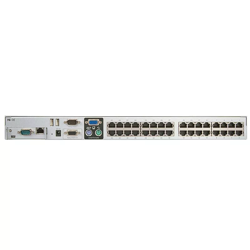 Lindy KVM Switch Cat-32 Combo, 32 poorten, 1920 x 1200 pixels, zilver