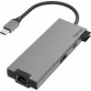 Hama 00200109 Laptop-dockingstation/poortreplicator USB 3.2 Gen 1 (3.1 Gen 1) Type-C grijs
