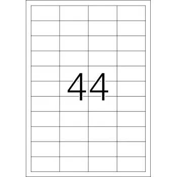 Zelfklevend printeretiket HERMA Labels Premium A4 48,3x25,4 mm