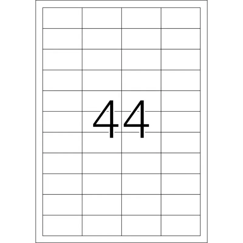 Zelfklevend printeretiket HERMA Labels Premium A4 48,3x25,4 mm