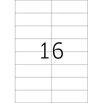 Zelfklevend printeretiket HERMA Labels Premium A4 105x37 mm