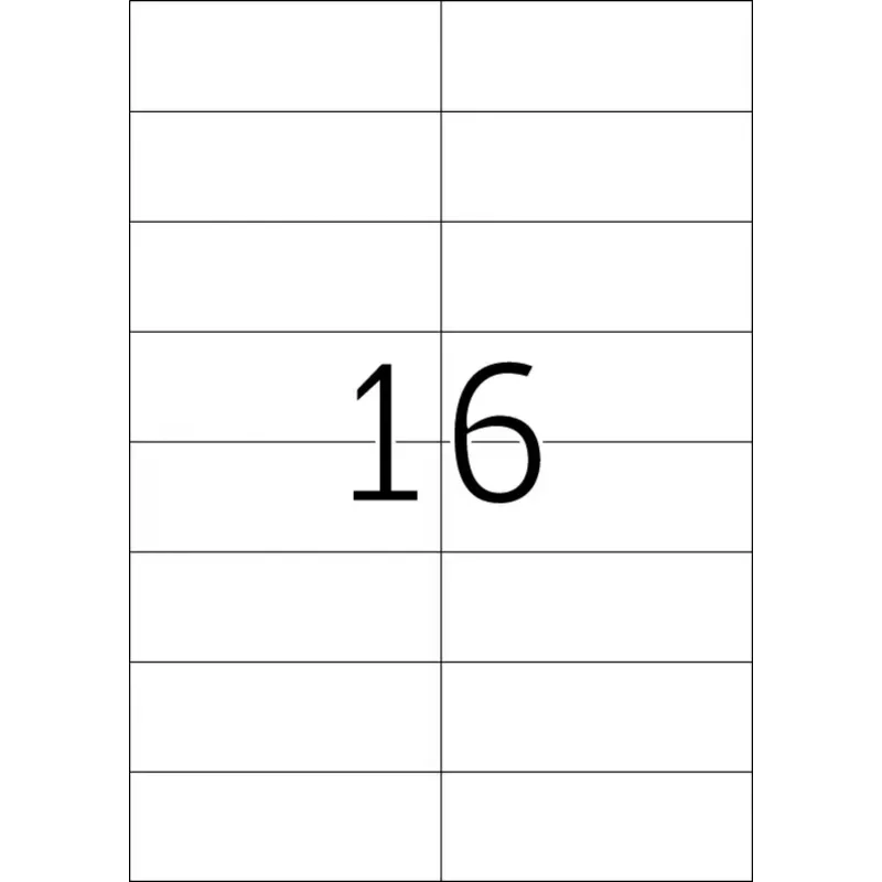 Zelfklevend printeretiket HERMA Labels Premium A4 105x37 mm