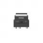 Hama 00205268 videokabel-adapter S-VHS 3 x RCA + SCART (21-polig) zwart