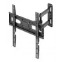 Manhattan wandbeugel voor tv & monitors (Full Motion), voor schermen van 32 inch tot 55 inch, VESA-compatibiliteit: alle tussen 100x100 mm en 400x400 mm - controleer de afmetingen van de vier bevestigingsgaten op de achterkant van het scherm om te zorgen dat deze past, max. 35 kg, zwart, beugel