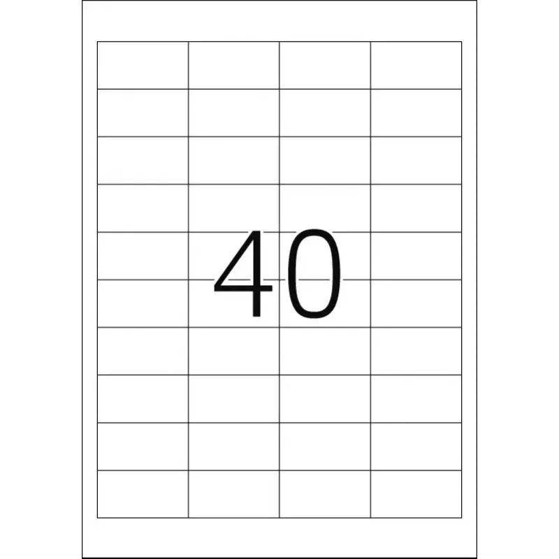 Zelfklevende printeretiketten HERMA Labels Premium A4 48,5x25,4 mm