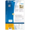 Zelfklevend printeretiket HERMA Labels A4 210x297 mm wit extra sterk hechtend papier mat 25 stuks