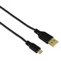 Hama 0,75m, USB2.0-A/USB2.0 Micro-B USB-kabel USB A Micro-USB B zwart