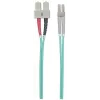 Intellinet glasvezel-patchkabel, OM3, LC/SC, 3 m, aqua, duplex, multimode, 50/125 µm, LSZH, vezel, levenslange garantie