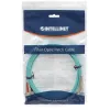 Intellinet glasvezel-patchkabel, OM3, LC/SC, 3 m, aqua, duplex, multimode, 50/125 µm, LSZH, vezel, levenslange garantie