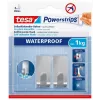 Handdoekhaak TESA 59777-00000 metallic indoor 2 stuks