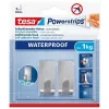 Handdoekhaak TESA 59777-00000 metallic indoor 2 stuks