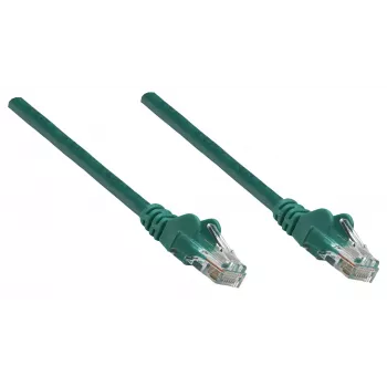 Intellinet netwerk-patchkabel, Cat6, 1,5 m, groen, koper, S/FTP, LSOH/LSZH, PVC, RJ45, vergulde contacten, knikbescherming, afgeschermd, levenslange garantie