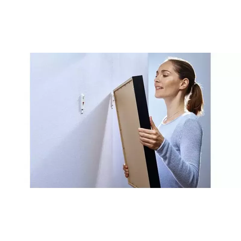 Gebruikshaak TESA 77774 indoor rood wit 2 stuks