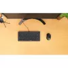 Manhattan slank bedrade USB-minitoetsenbord, 12 multimedia-/functietoetsen, geïntegreerde 1,5 m USB-A-kabel, compact low-profile formaat, voor pc en laptop, zwart
