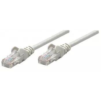 Intellinet netwerk-patchkabel, Cat6A, 20 m, grijs, koper, S/FTP, LSOH/LSZH, PVC, RJ45, vergulde contacten, vergrendelingslipbescherming, gespoten, levenslange garantie