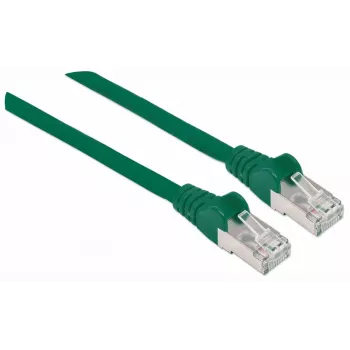 Intellinet netwerk-patchkabel, Cat7-kabel/Cat6A-stekker, 1,5 m, groen, koper, S/FTP, LSOH/LSZH, PVC, RJ45, vergulde contacten, zonder vergrendelingslipje, aangegoten knikbescherming, levenslange garantie