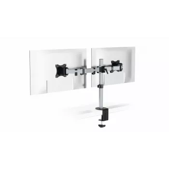 Durable SELECT Monitorbeugel 509523 voor 2 monitoren, bureaubevestiging, zilver