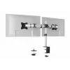 Durable SELECT Monitorbeugel 509523 voor 2 monitoren, bureaubevestiging, zilver