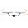 Durable SELECT Monitorbeugel 509523 voor 2 monitoren, bureaubevestiging, zilver
