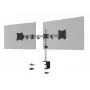 Durable SELECT Monitorbeugel 509523 voor 2 monitoren, bureaubevestiging, zilver