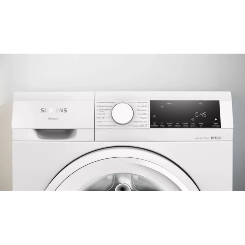 Siemens iQ300 WN34A141 was-droogcombinatie vrijstaand frontlader wit