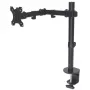 Manhattan desk mount voor tv & monitors (full motion), voor schermen 13 inch tot 27 inch, klembevestiging op het bureau, VESA-compatibiliteit: 75x75 mm en 100x100 mm – controleer de afmetingen van de vier montagegaten op de achterkant van het scherm om zeker te zijn dat hij past, max. 8 kg, houder, levenslange garantie