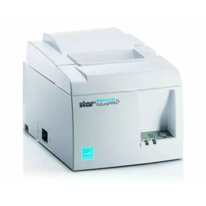 Thermische printer Star Micronics TSP143IIIBI2 203 dpi, met geïntegreerde snijder, wit