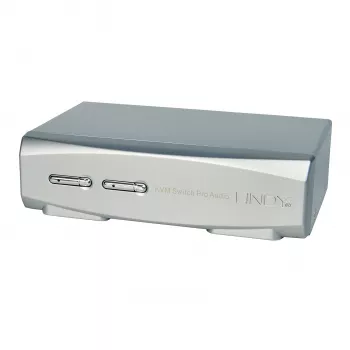 Lindy 2 poorts KVM-switch Pro USB 2.0, DisplayPort 1.2 met TTU