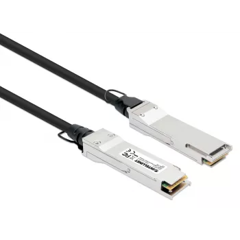 Intellinet 2m 40G QSFP+ passieve Direct Attach koper-twinax-kabel 30AWG MSA QSFP-H40G-CU2M compatibel