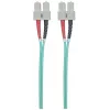 Intellinet glasvezel-patchkabel, OM3, SC/SC, 1 m, aqua, duplex, multimode, 50/125 µm, LSZH, vezel, levenslange garantie