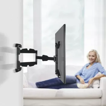 Hama tv-wandsteun, draaibaar, uitschuifbaar, lange arm, 165 cm (65 inch), tot 25 kg