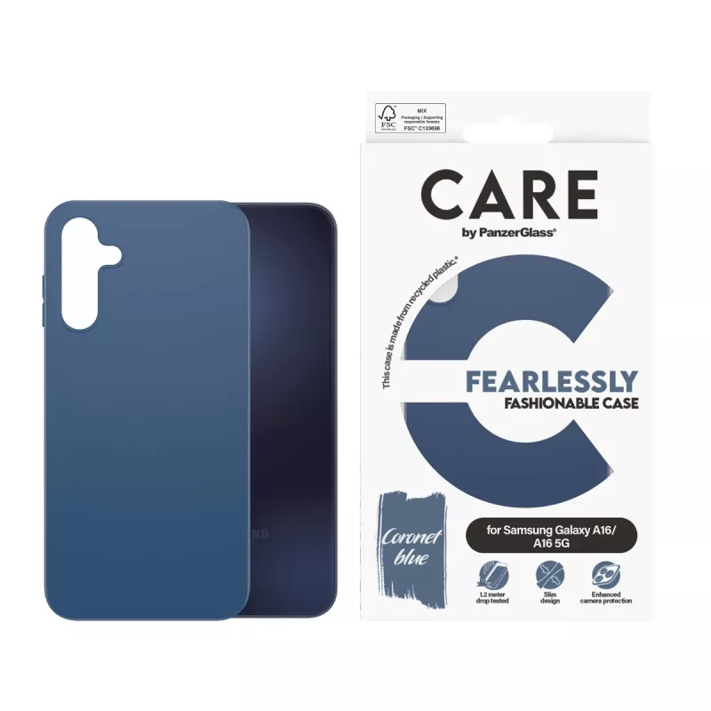 PanzerGlass CARE™ by ® Case blauw Samsung Galaxy A16 | A16 5G
